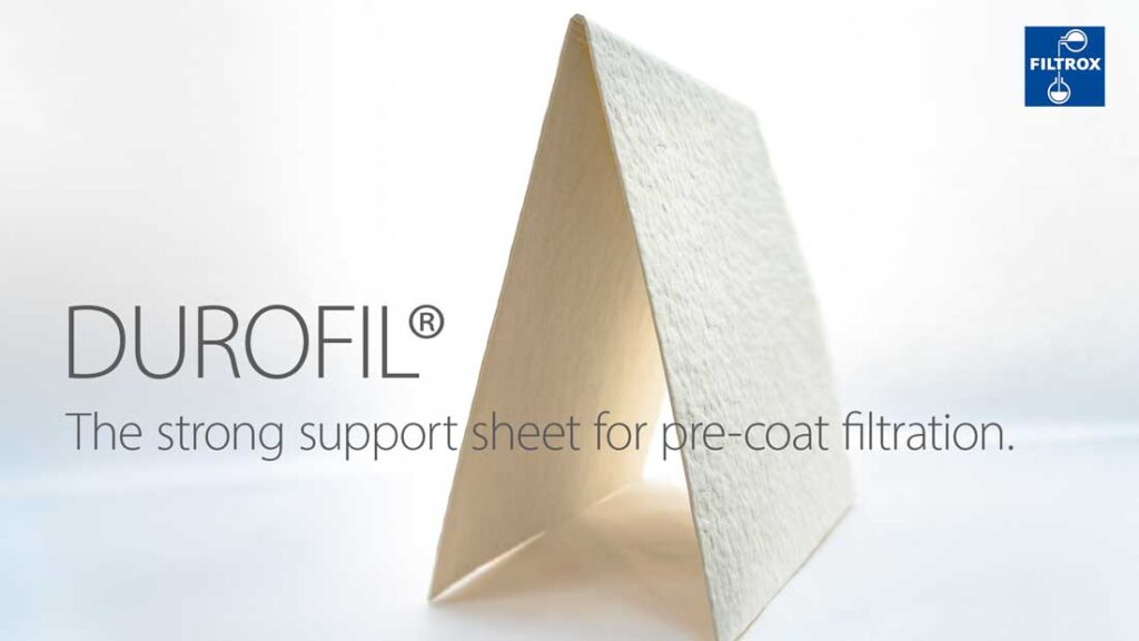 Durofil landing page header