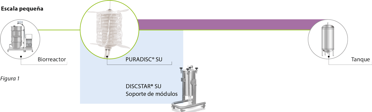 anticuerpos monoclonales y células de mamíferos. clafificación con medios filtrantes de un solo uso anticuerpos monoclonales y células de mamíferos. clafificación con medios filtrantes de un solo uso